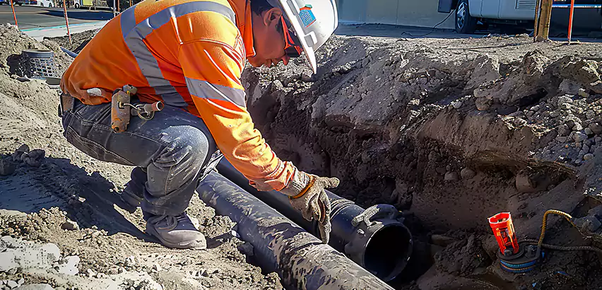 Professional Underground Pipe Repair Services in Fuquay-Varina, NC.